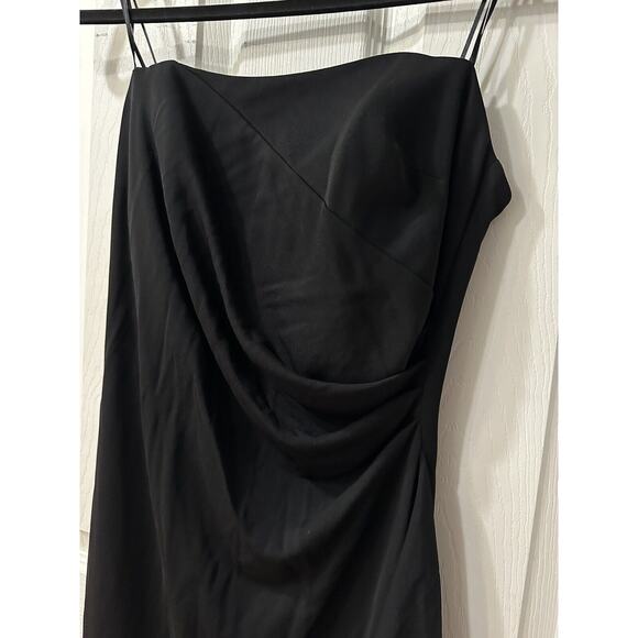 Cache Mini Bodycon Strapless Black Cocktail Dress Size Petite - Picture 2 of 6
